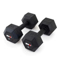 Rubber Hex Dumbbells (Pair) C10157