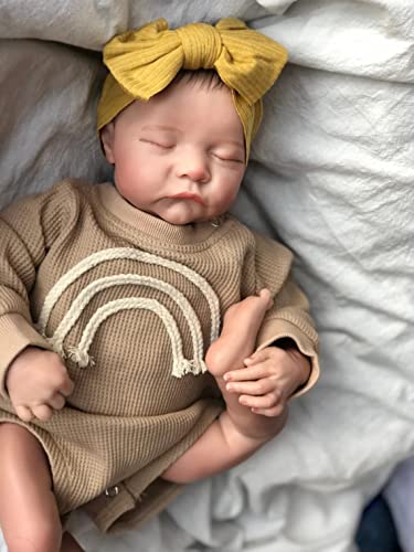 19 inch Soft Body Realistic Newborn Baby Dolls with Clothes and Bottles U96068