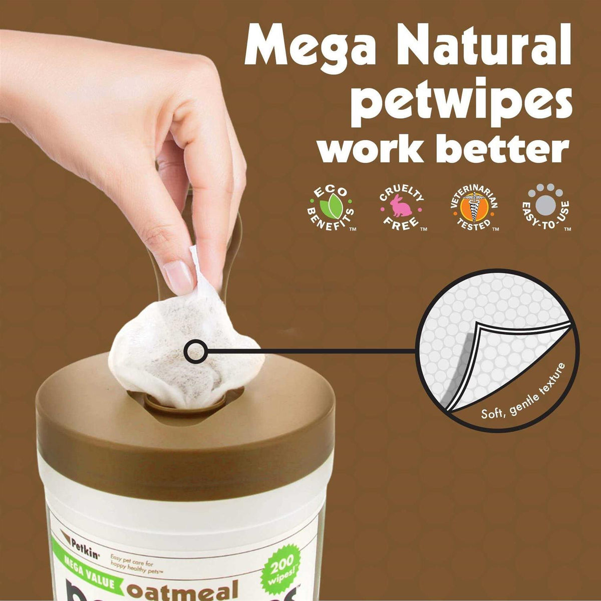 Oatmeal Pet Wipes 200 Count P17665