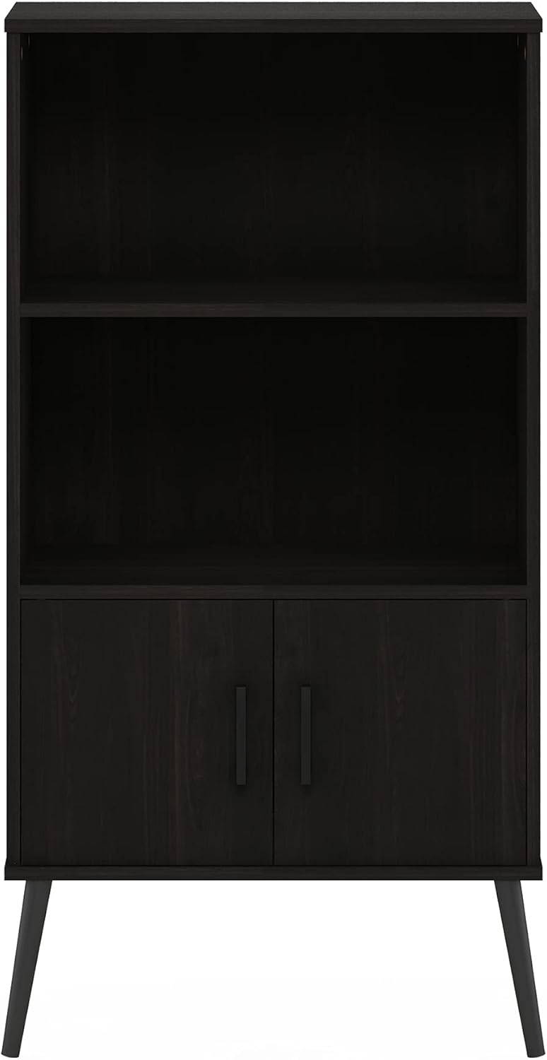 Espresso Accent Cabinet with Wood Legs X659578