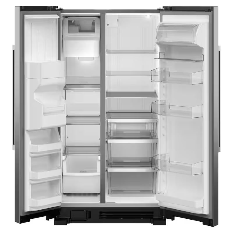 36 in. 25 cu. ft. Side-by-Side Refrigerator Stainless Steel T223
