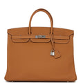 Gold Togo Palladium Hardware Handbag E553