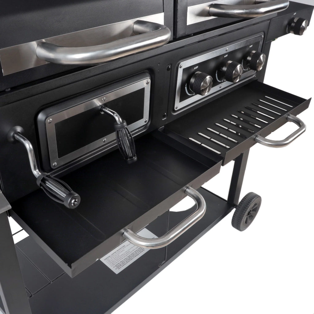 Dual Fuel Gas & Charcoal Combo Grill C9512