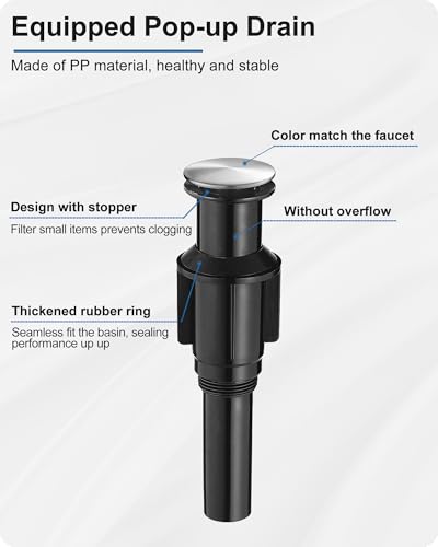 Oil Rubbed Bronze Waterfall Brass Bathroom Sink Faucet D921447