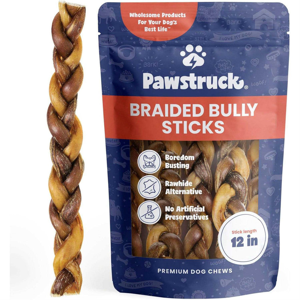 Braided Bully Sticks Dog Treats R35439
