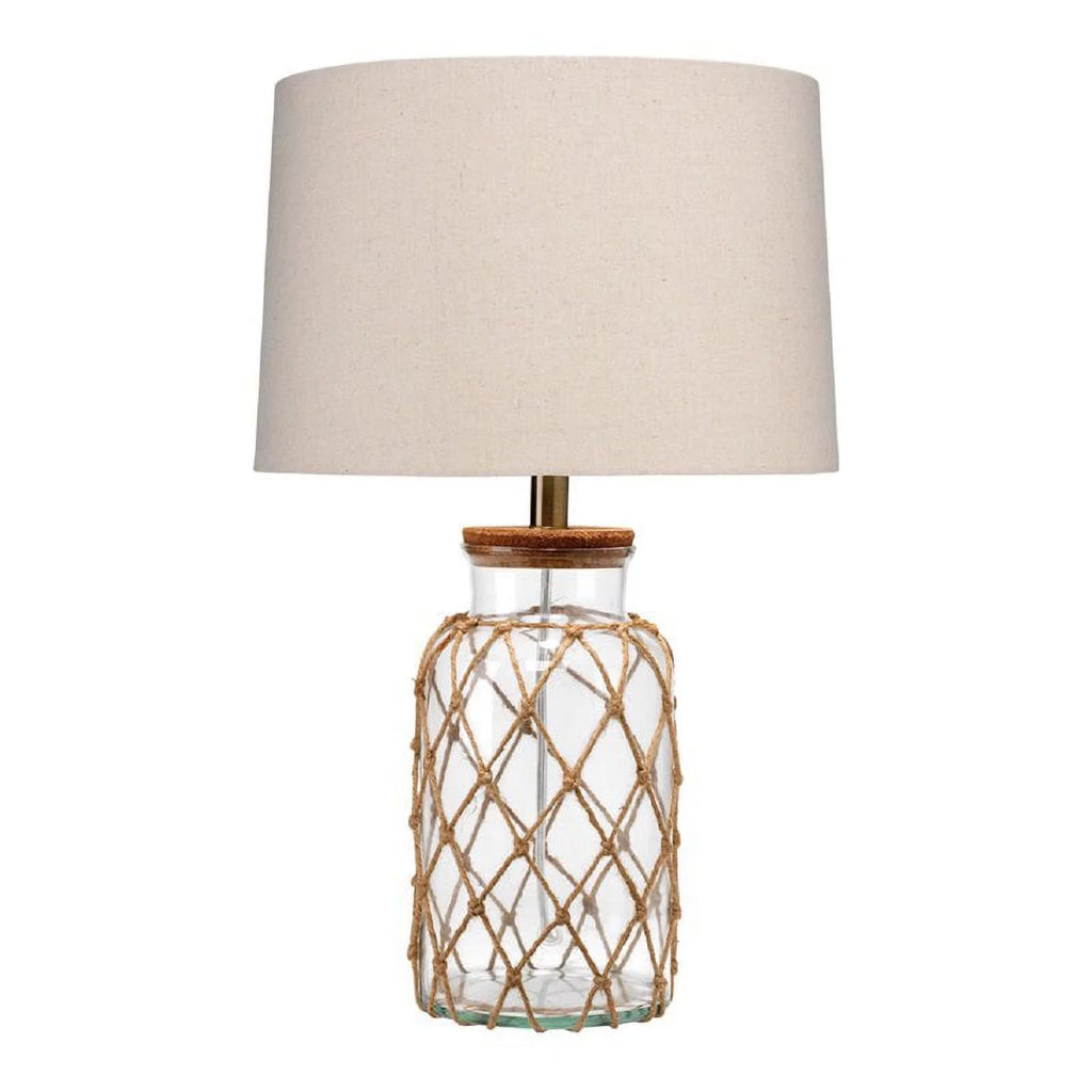 Rope and Glass Table Lamp J2131