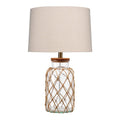 Rope and Glass Table Lamp J2131