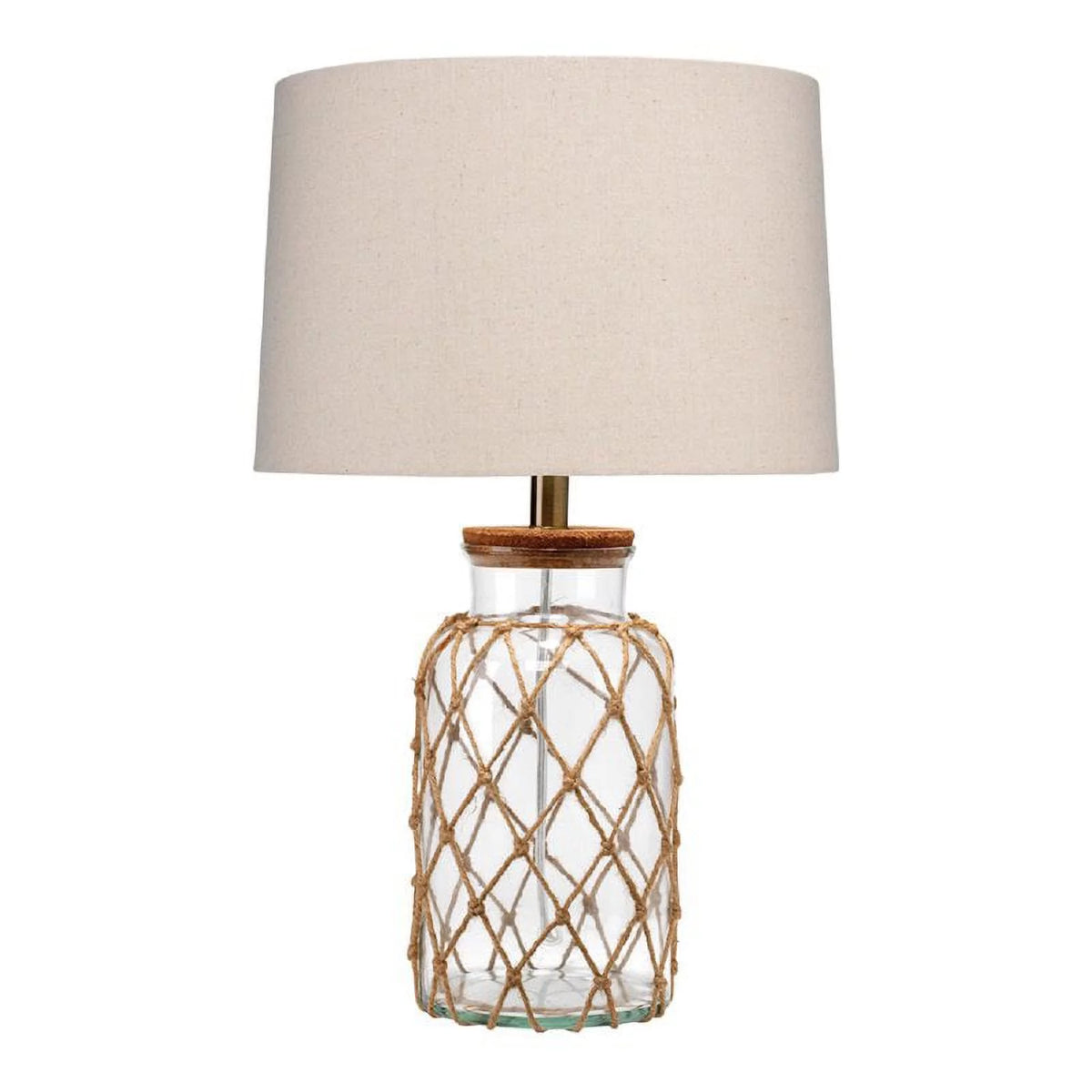 Rope and Glass Table Lamp J2131