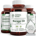 Borage Oil Omega 6 Supplement 90 Softgels B63055