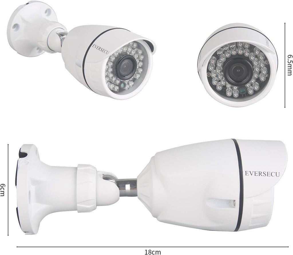 4 Channel 1080P Security Camera System with 4 Weatherproof Cameras L4747