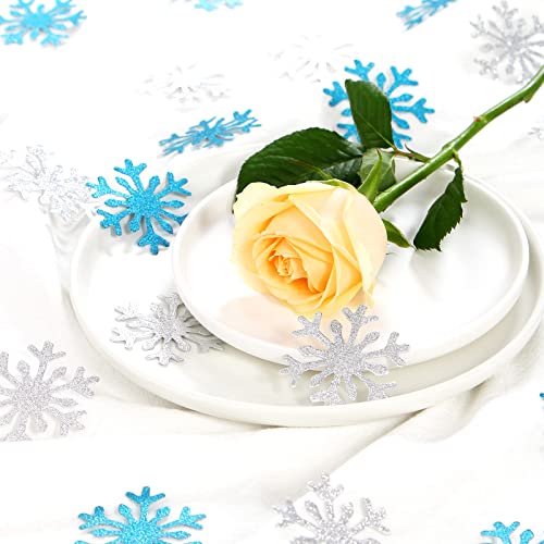 White-Gold Christmas Tree Star Confetti - 300pcs Party Decoration S223