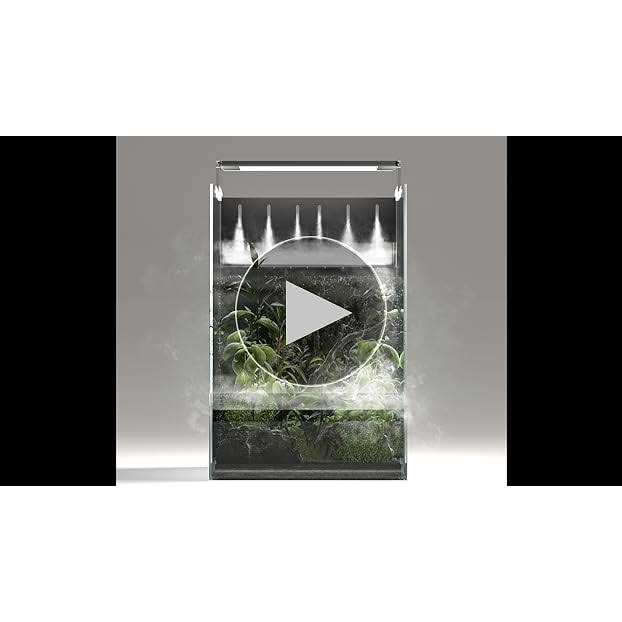 Terrarium All in One with Light, Water Pump, Mist-Flower and Mat A842
