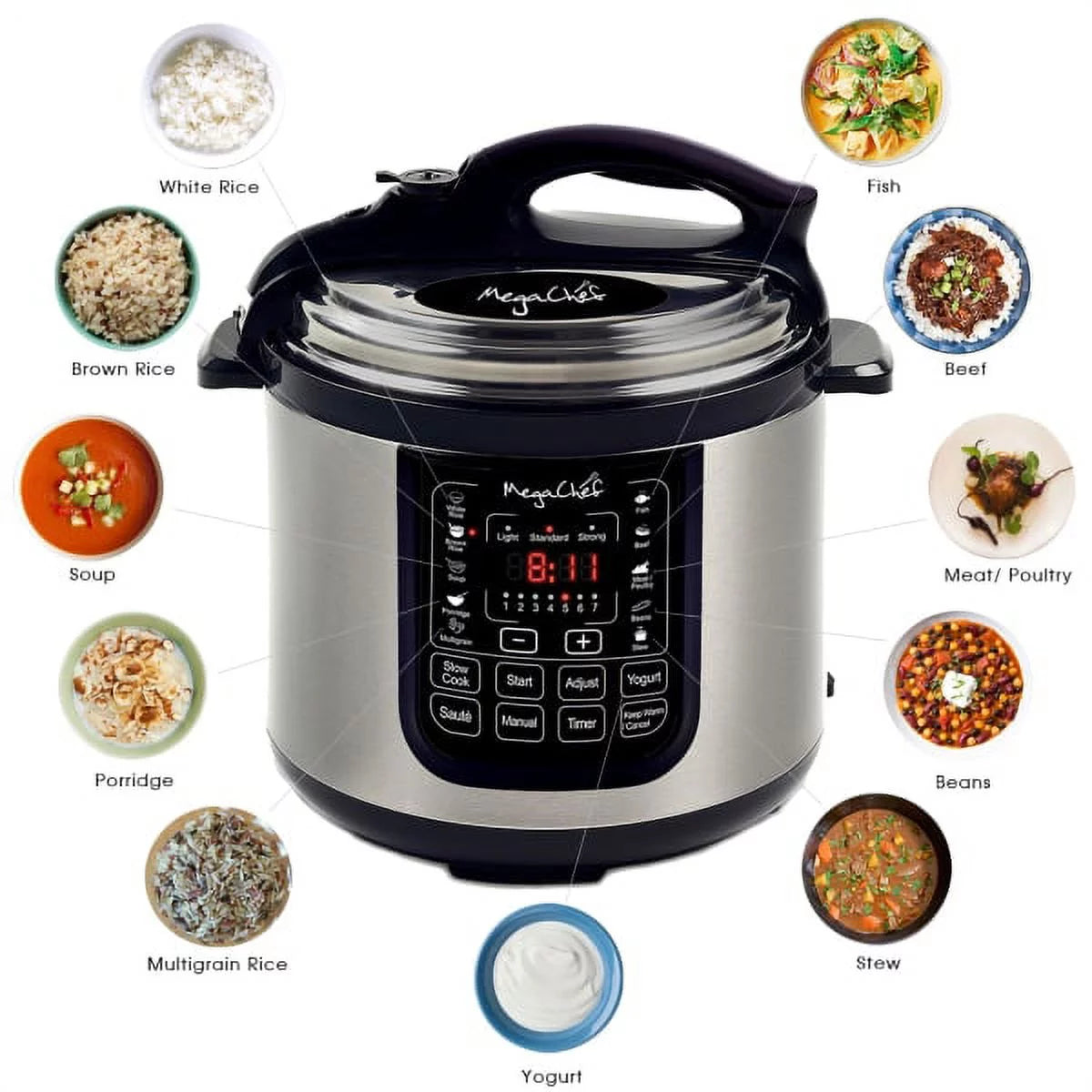 8-Quart Digital Pressure Cooker I337016