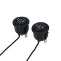 2X Universal 3 Pin Round Heated Seat Switch K854040