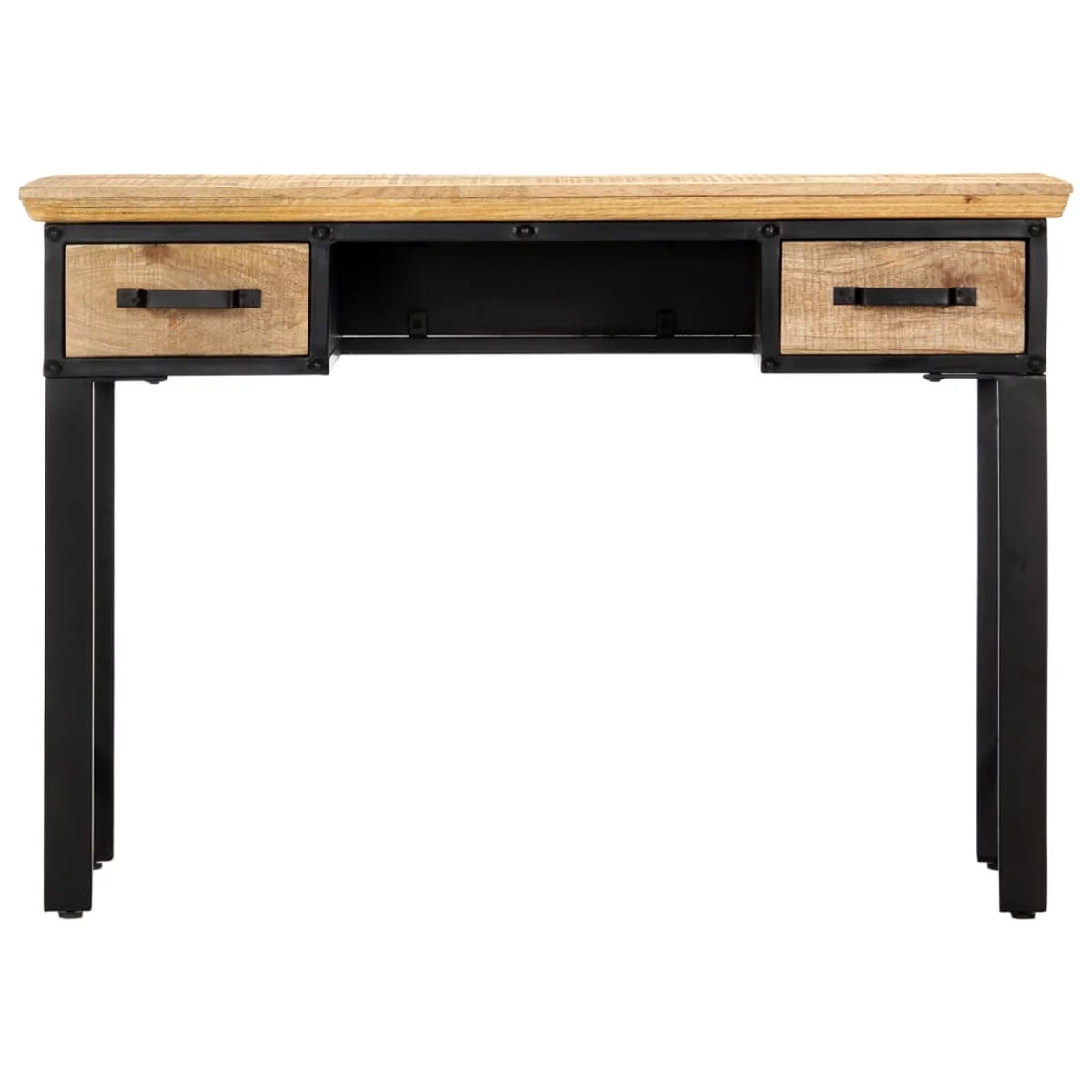 Mango Wood Writing Desk with 2 Storage Drawers V89812