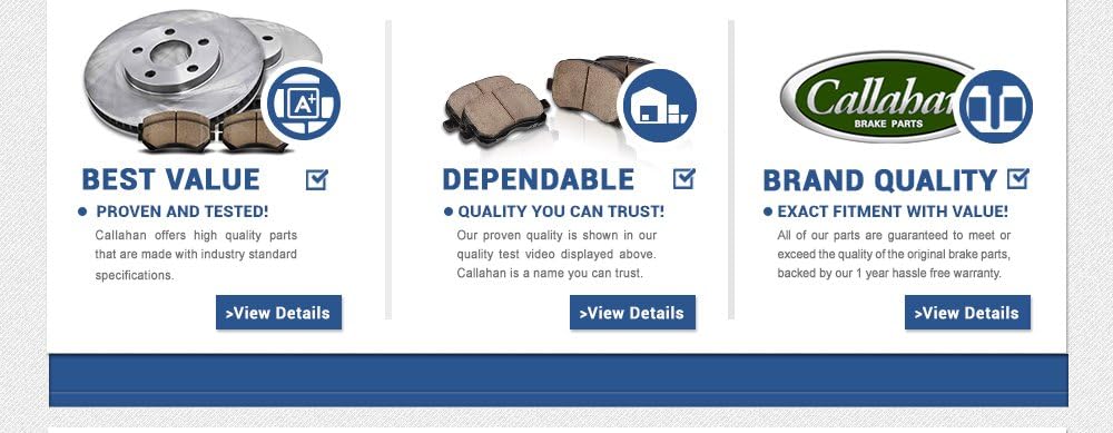 FRONT + REAR [4] Semi-Loaded Caliper Assembly Set Kit S899