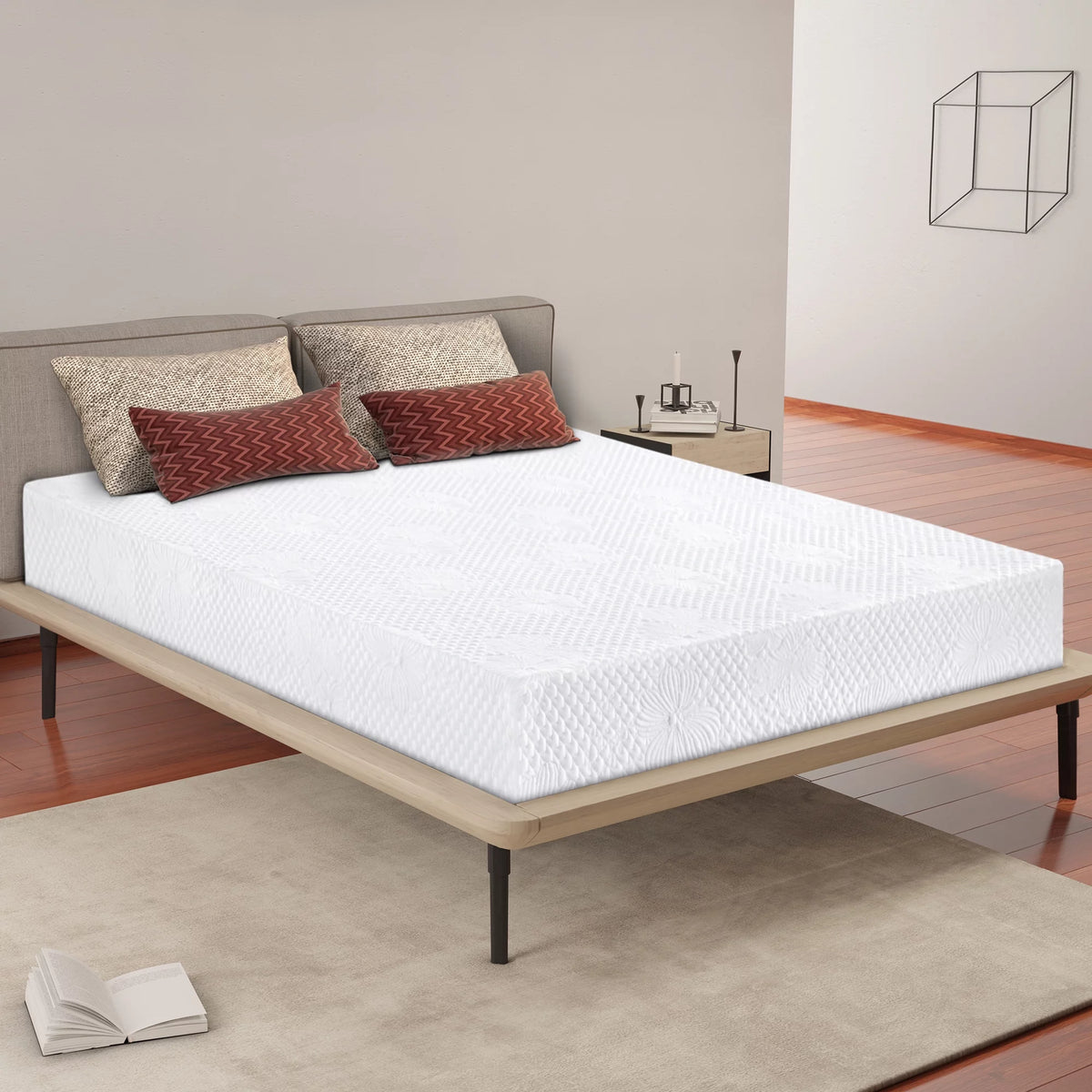 6'' Gel Memory Foam Mattress Queen Size M321