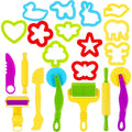 Christmas 20pc Playdough Tools Set B69684