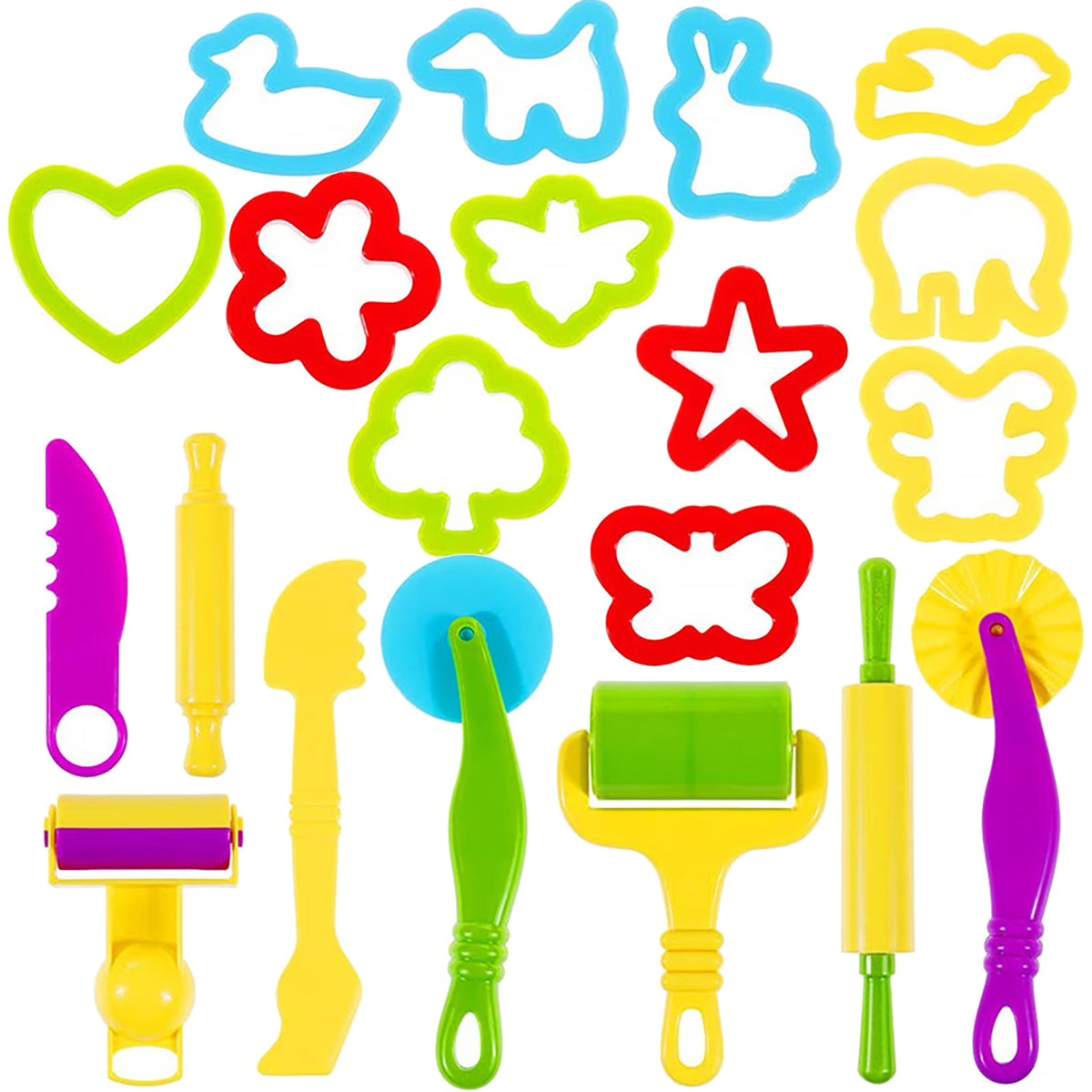 Christmas 20pc Playdough Tools Set B69684