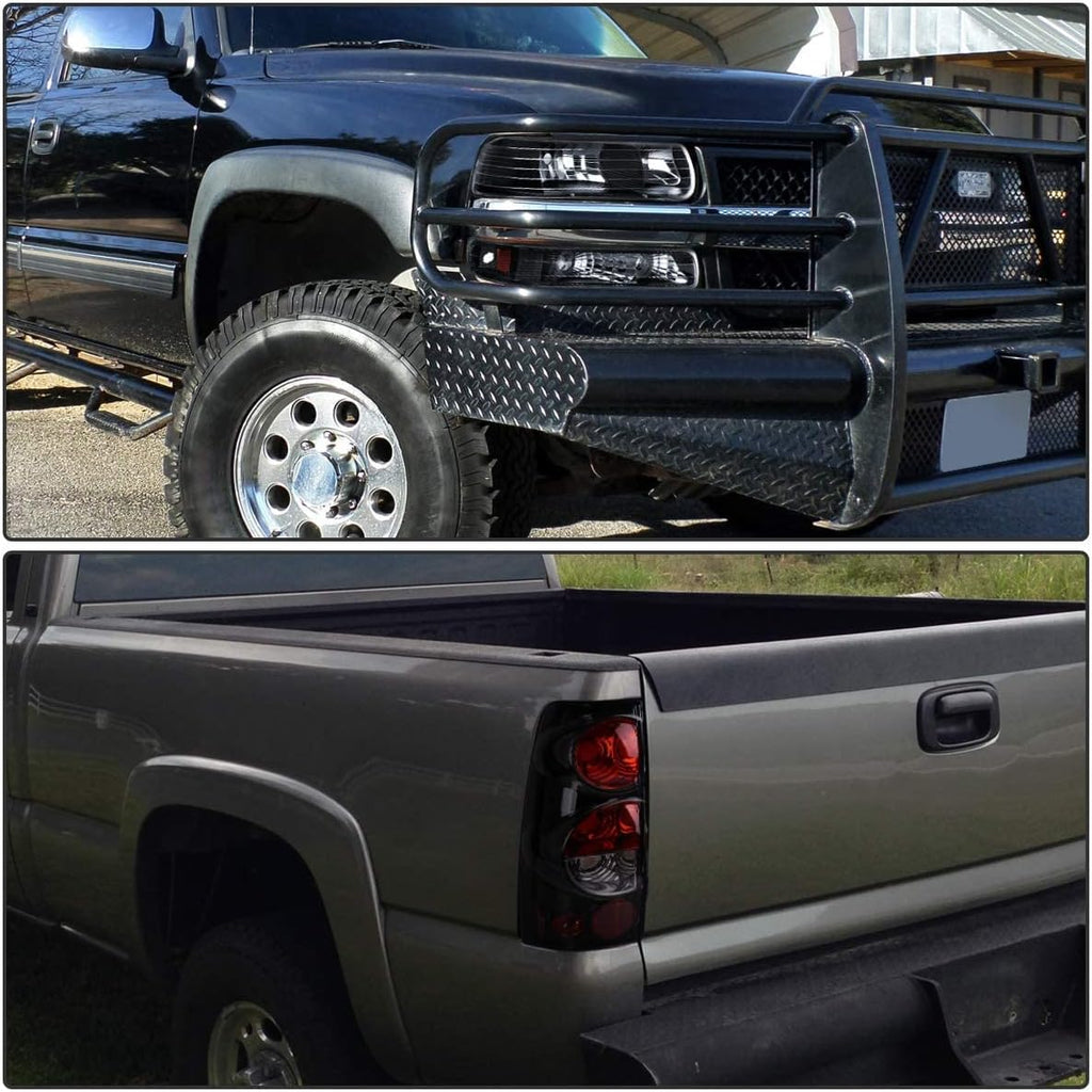 Headlight Assembly and Taillights for Chevy Silverado 1500 2500 R692244