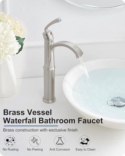 Oil Rubbed Bronze Waterfall Brass Bathroom Sink Faucet D921447