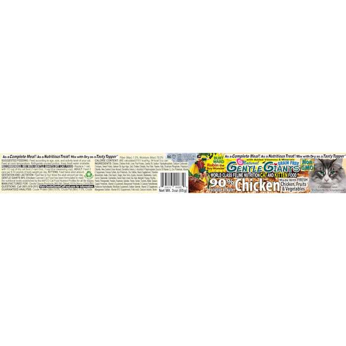 Natural Non-GMO Chicken Cat & Kitten Can Food R800
