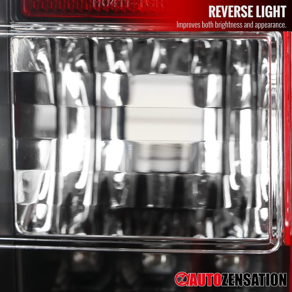 Red LED Tube Sequential Signal Tail Lights Brake Lamps X51349