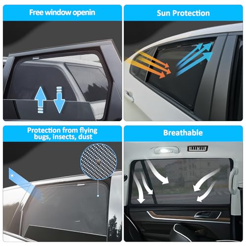 Mesh Window Car Sunshade F538