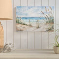 Brown Watercolor Painting Print on Wrapped Canvas J300