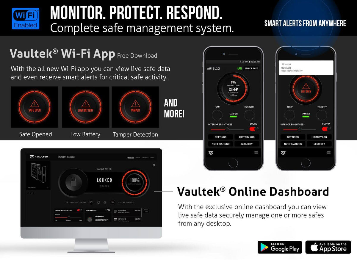 Biometric Bluetooth Slider Safe J65058