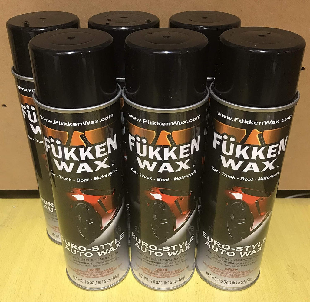 17.05oz Carnauba Spray-On Car Wax (6 Cans) P23174