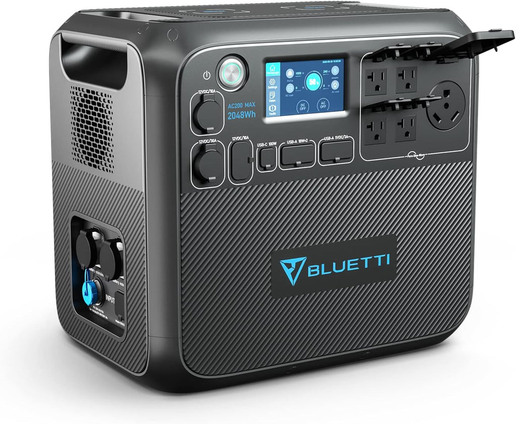 Portable Power Station 2048Wh LiFePO4 Battery Backup J635