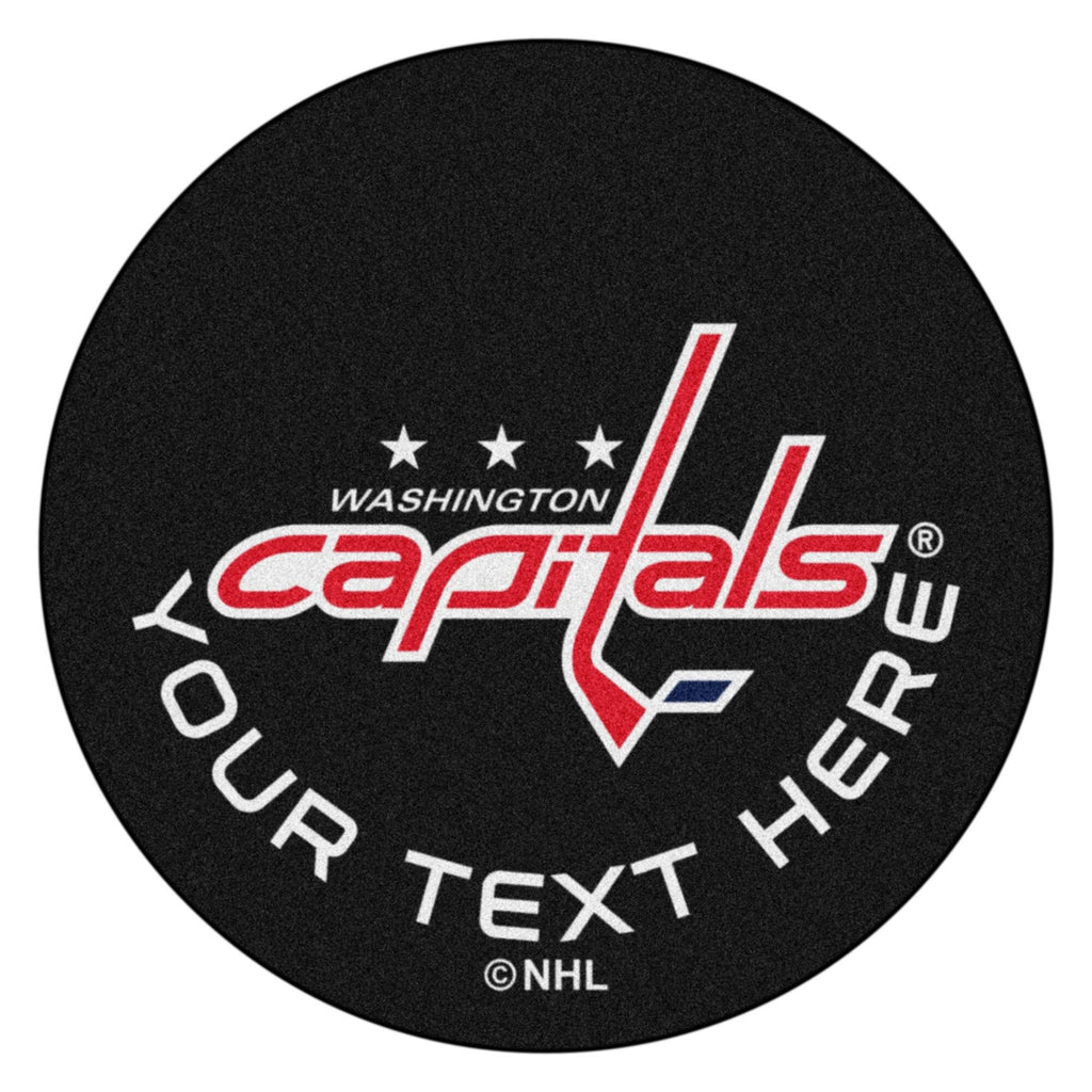 Personalized Hockey Puck Mat D889795