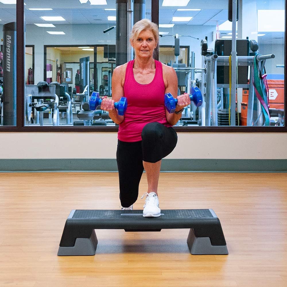 Gray/Black Aerobic Step Platform L906