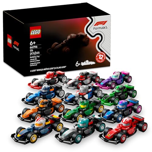 6 Pack Building Set Race Cars F50236