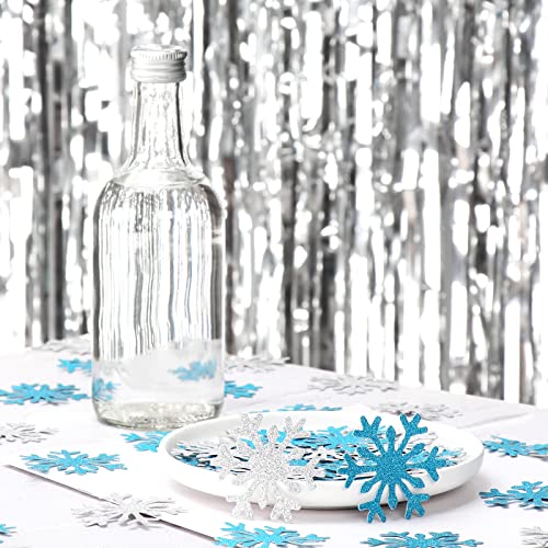White-Gold Christmas Tree Star Confetti - 300pcs Party Decoration S223