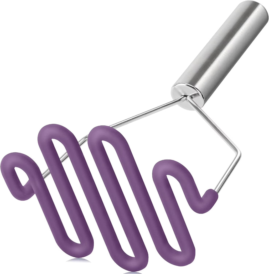 Stainless steel silicone potato mash maker W555793