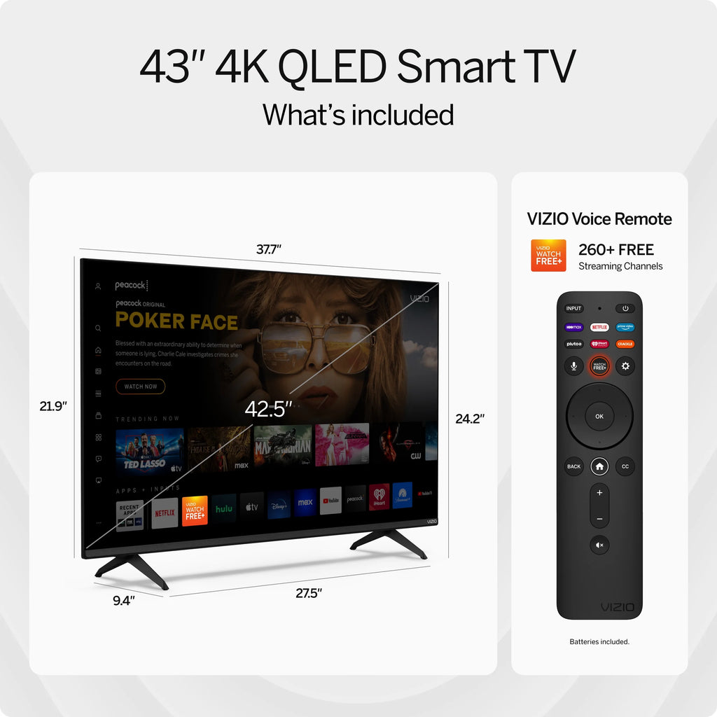 43" Class 4K QLED HDR Smart TV L900
