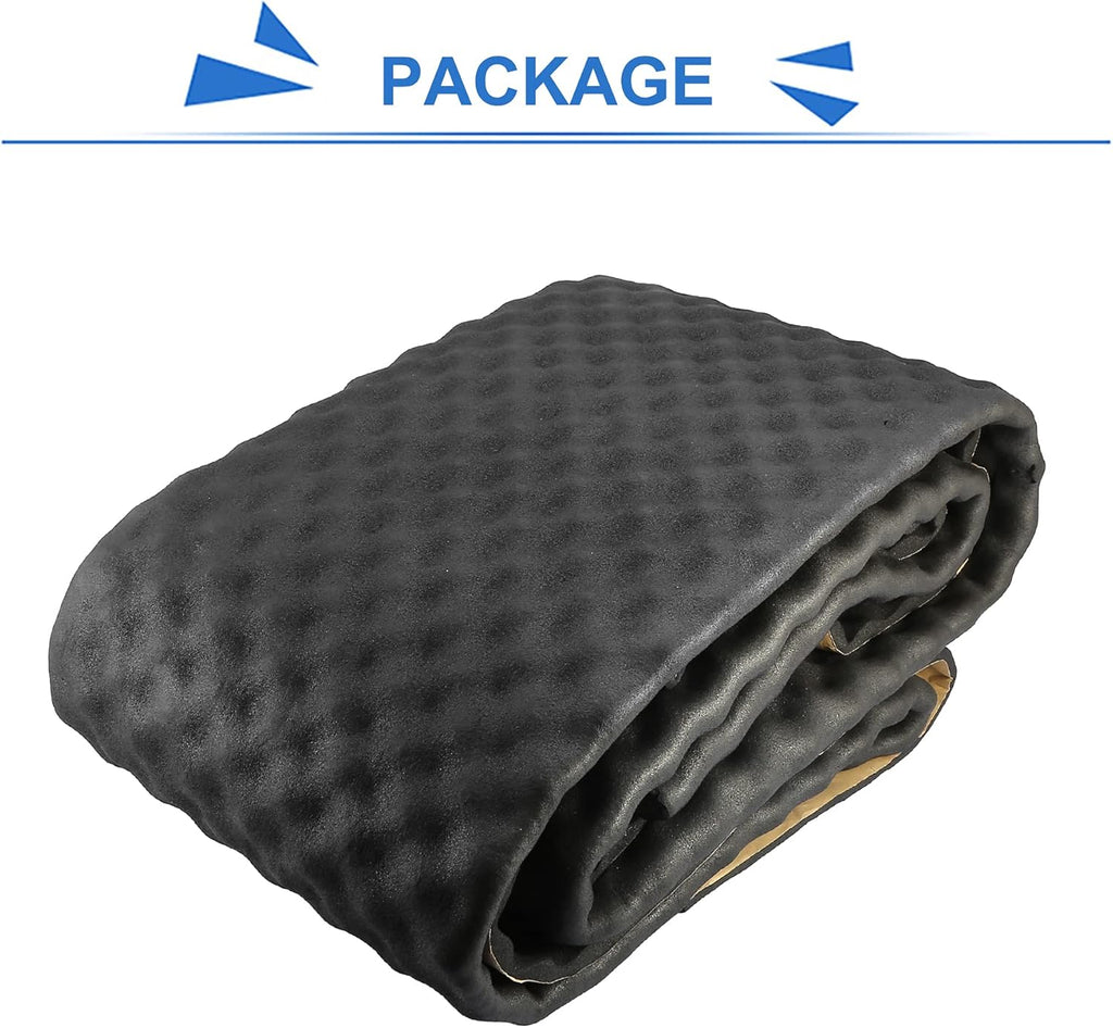 Car Sound Acoustic Absorption Heatproof Foam Mat 118.1x39.4 E797