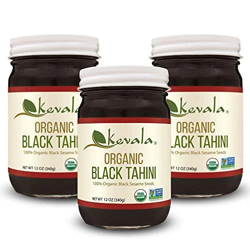 Organic Black Sesame Tahini 12oz (3 Pack) Z643