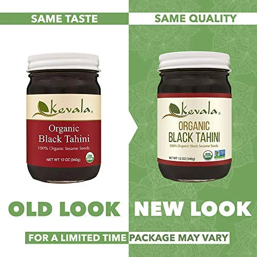 Organic Black Sesame Tahini 12oz (3 Pack) Z643