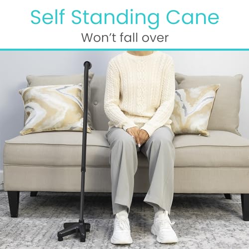 Adjustable Quad Cane with 4 Pronged Base Y186986