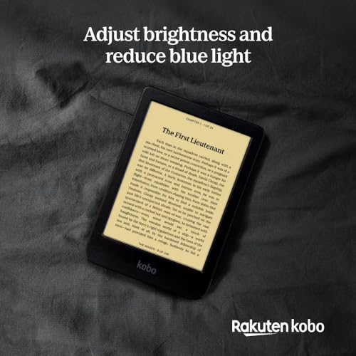 Black 6" Glare-Free Touchscreen eReader with 16GB Storage U539767