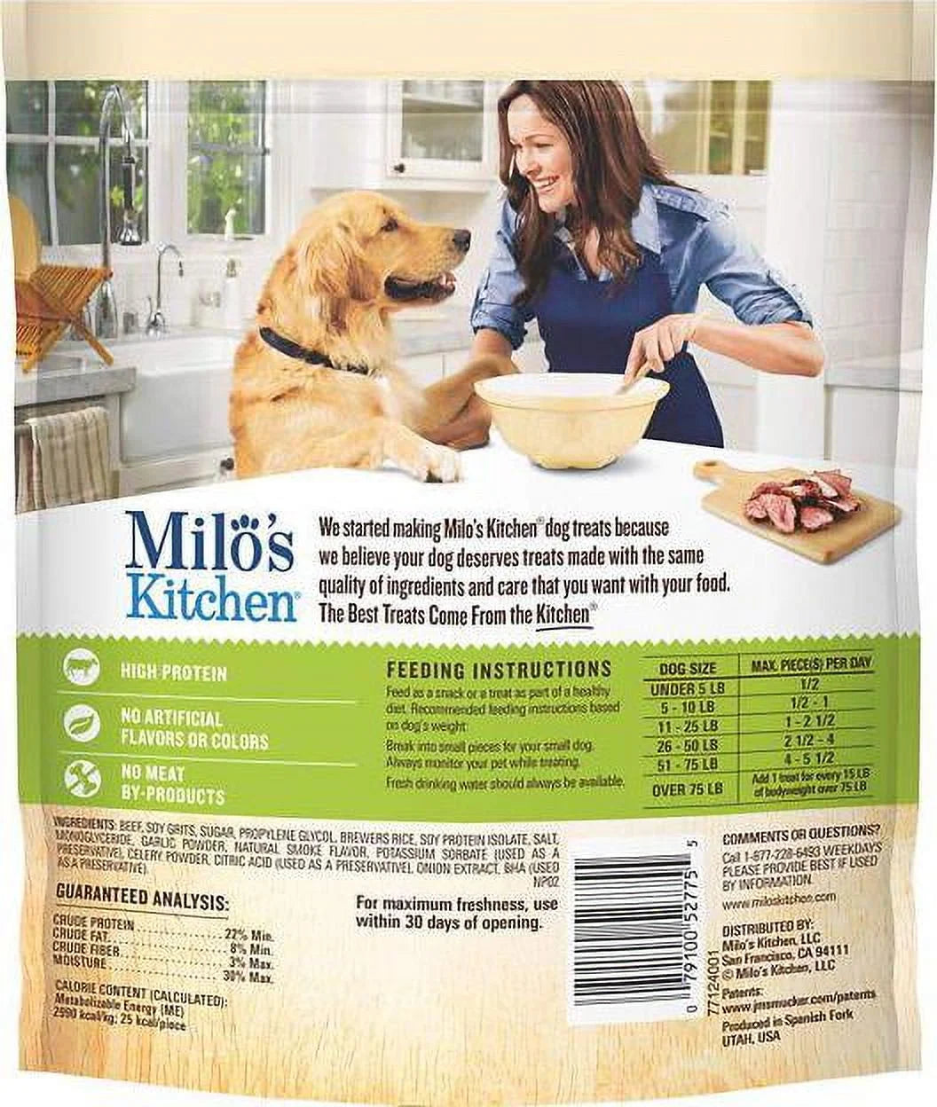 Beef and Rice Sausage Slices Dog Treats, 18 oz. I932123