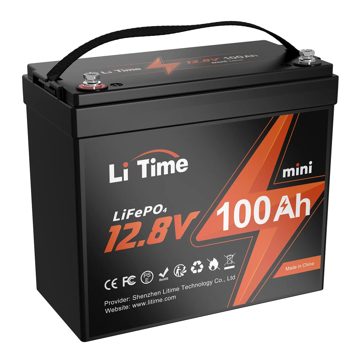 12V 100Ah LiFePO4 Lithium Battery with 100A BMS T6742