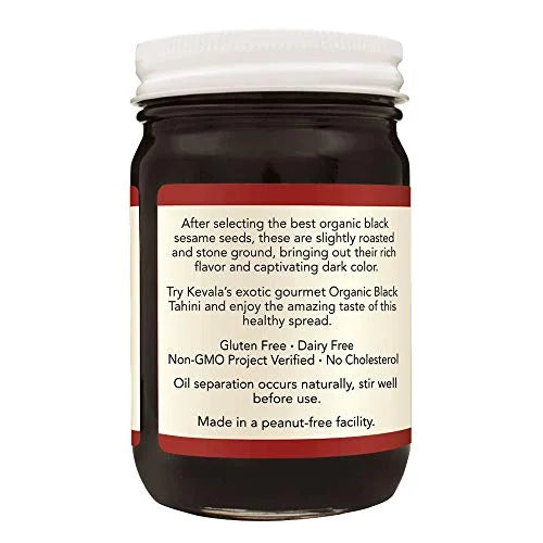 Organic Black Sesame Tahini 12oz (3 Pack) Z643