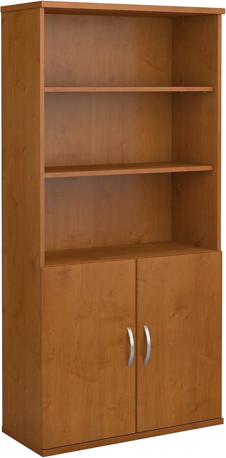 36W 5 Shelf Bookcase with Doors P30073