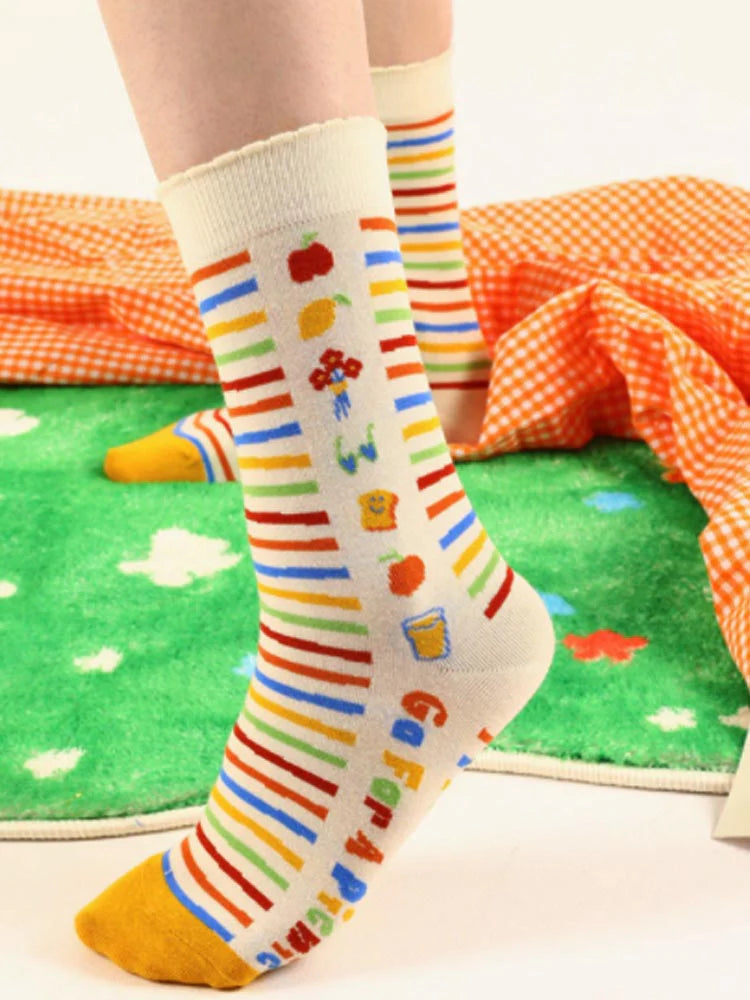 Cute College Style Socks R463