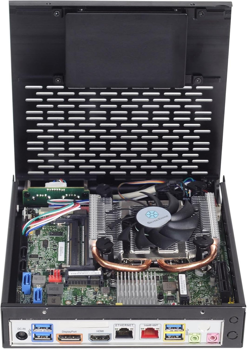 Thin-Mini ITX Aluminum Case with 120W External Power Adapter D77615