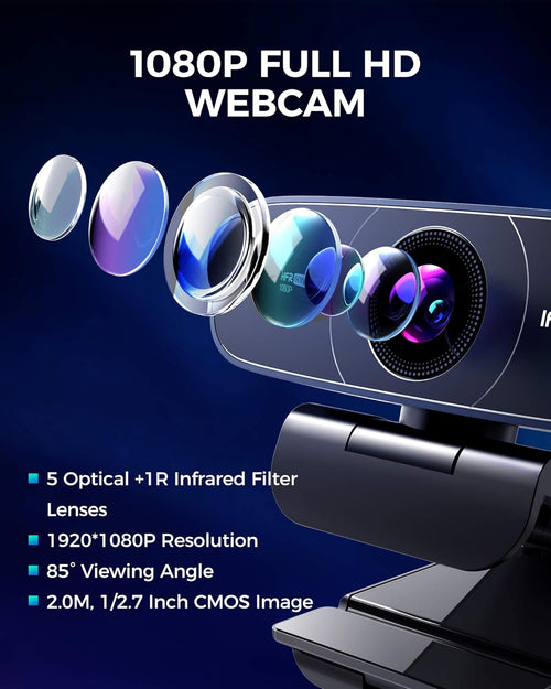1080p 60fps Webcam with Microphone Z233808